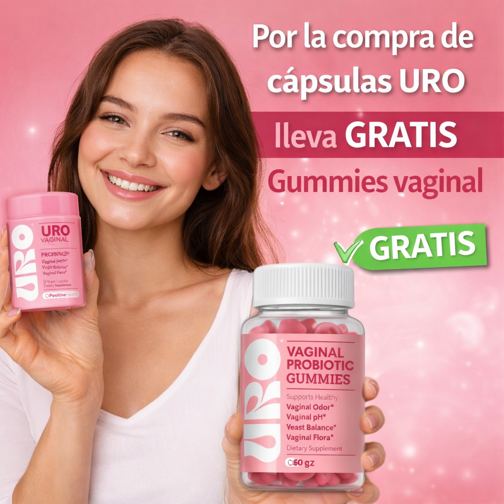 Capsulas Urogummies Vaginal Probiotic: pH equilibrado, confianza total 💗